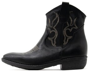 Μποτάκια/Low boots Divine Follie  LEATHER ANKLE BOOTS WOMEN