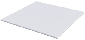 vidaXL Στρώματα Λευκό 200 x 200 cm 100% ύφασμα πολυεστέρα με τζακάρ