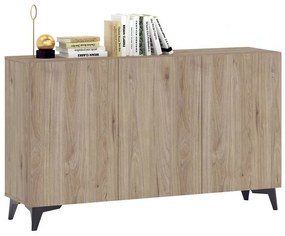 Ντουλάπι Bristol 158, Δρυς, 84x138cm, Ο αριθμός των θυρών: 342cm, Πλαστικοποιημένη μοριοσανίδα | Epipla1.gr
