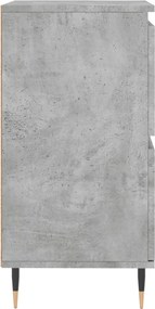 vidaXL Ντουλάπι Γκρι Σκυροδέματος 60x35x70 εκ. Επεξεργασμένο Ξύλο