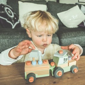 Ξύλινο Παιχνίδι Orange Tree Toys Tractor  60-12801