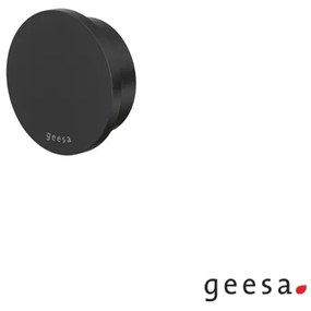 GEESA Opal Άγκιστρο Μπάνιου Μονό με Βίδες Φ5,4εκ Black Matt