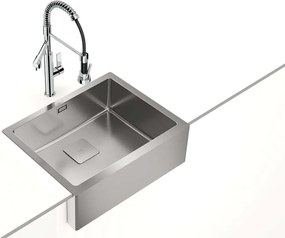 Νεροχύτη με Ένα Κύπελλο Teka American Pro 60 M-XP 1B Χάλυβας