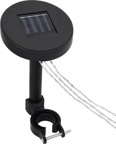 vidaXL Κιόσκι με Φωτάκια LED Λευκό 3 x 3 μ.