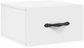 vidaXL Κομοδίνα Επιτοίχια 2 τεμ. Λευκά 35x35x20 εκ.