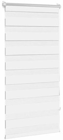 vidaXL Ρόλερ Zebra Λευκό 80 x 150cm