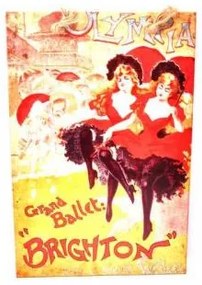 ΚΑΔΡΟ ΞΥΛΙΝΟ ”GRAND BALLET” 40*60 14Ν002Β-1 108-15-626