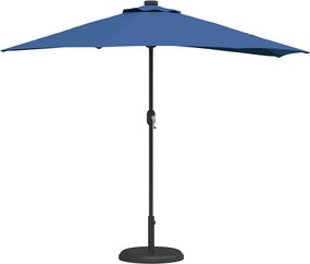 vidaXL Ομπρέλα Κήπου 294 x 150 x 224 εκ Πολυεστέρας και Χάλυβας