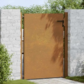 vidaXL Πόρτα Κήπου 100x125 εκ. από Ατσάλι Corten