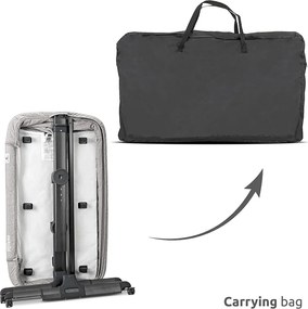 Λίκνο- Παρκοκρέβατο MILANO 2 σε 1 Grey 10080440003 Lorelli