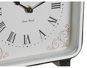 Bordklokke DKD Home Decor Μπλε Λευκό Μαύρο (x2)