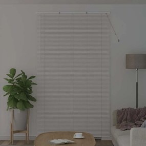 vidaXL Βενετσιάνικες Ρόδες Λευκό 220 x 130 εκ Αλουμίνιο