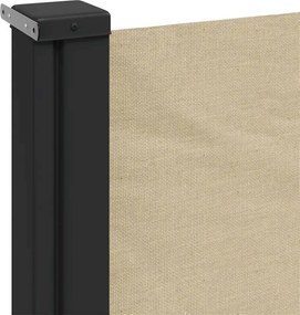 vidaXL Σκίαστρο Πλαϊνό Συρόμενο Μπεζ 160 x 600 εκ.