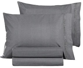 Σετ Μαξιλαροθήκες "Easy Iron" Color Plus Anthracite 2x(50x70) - Guy Laroche