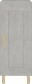 vidaXL Ντουλάπι Γκρι Σκυροδέματος 34,5x34x90 εκ. Επεξεργασμένο Ξύλο