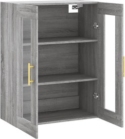 vidaXL Ντουλάπι Τοίχου Γκρι Sonoma 69,5 x 34 x 90 εκ.
