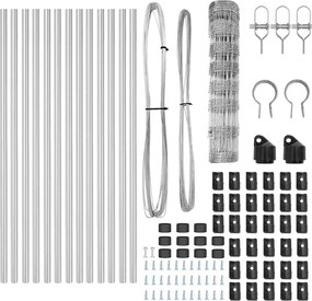 vidaXL Στύλος Περιφράξεων Γαλβανισμένο 25 x 0,8 m Ατσάλι