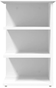 vidaXL Βοηθητικό Ντουλάπι Λευκό 35 x 35 x 55 εκ. από Επεξ. Ξύλο