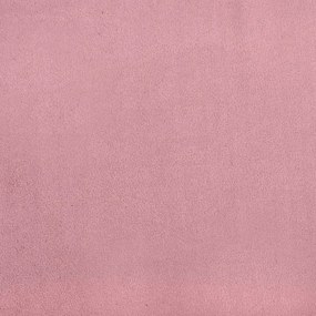 Σετ Σαλονιού 3 Τεμαχίων Ροζ από Βελούδο με Μαξιλάρια - Ροζ