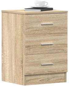 vidaXL Κομοδίνα 2 τεμ. Χρώμα Sonoma Δρυς 38x35x56 εκ. από Επεξ. Ξύλο