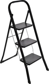 Σκαλοσκαμπό Με 3 Σκαλιά Estia Neo Black 04-14711