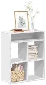 vidaXL Βιβλιοθήκη Λευκή 66x31x80 εκ. από Επεξεργασμένο Ξύλο