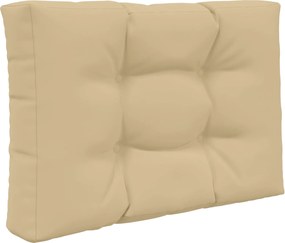 vidaXL Μαξιλάρι Καναπέ Εξωτερικού Χώρου 2 pcs Μπεζ Πολυεστέρας