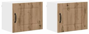 vidaXL Πάνελ πλυντηρίου πιάτων Kalmar 2 pcs Artisan Oak