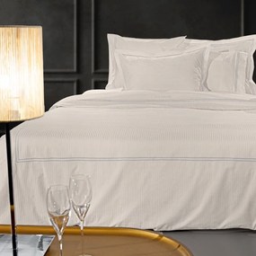 Σεντόνια Nice (Σετ 4τμχ) Natural-Light Silver Guy Laroche King Size 270x280cm 100% Βαμβακοσατέν