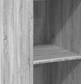 vidaXL Ντουλάπι Γκρι Sonoma 30x41x124 εκ. από Επεξεργασμένο Ξύλο