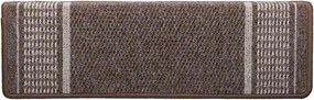 vidaXL Αυτοκόλλητα Ματ Σκαλοπατιών 15 τμχ. 65 x 21 x 4 cm