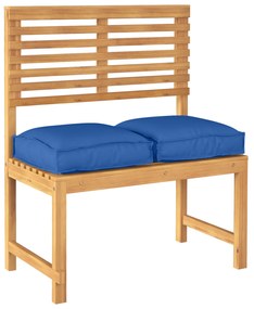 vidaXL Μαξιλάρια Παλετών 2 τεμ Μπλε Βασιλικό 40x40x8 cm Πολυεστέρα