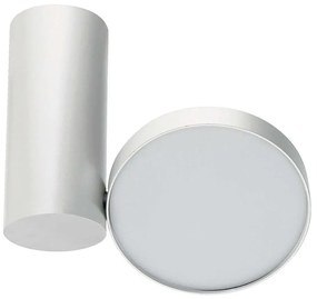 Φωτιστικό Οροφής - Σποτ Markos 4208200 Led Φ22,5x15,3x15,5cm White Viokef Aluminium