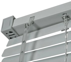 vidaXL Στόρι Παραθύρου Ασημί 140 x 160 εκ. από Αλουμίνιο