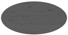 vidaXL Τραπεζάκι Σαλονιού Γκρι 80x40x35 εκ. από Μασίφ Ξύλο Πεύκου