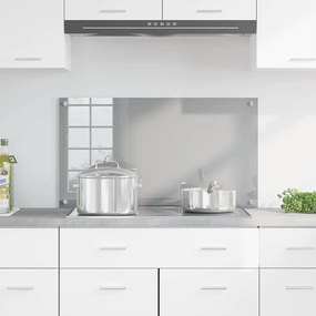 vidaXL Πίσω Πάνελ Κουζίνας Ανοιχτό γκρι 90 x 50 x 0.6 εκ.