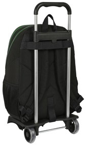 Σχολική Τσάντα με Ρόδες Munich Caviar Μαύρο 32 x 44 x 16 cm