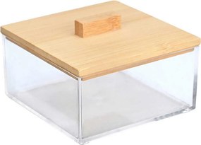 Κουτί Αποθήκευσης (9x9x6) Homely Bamboo Essentials 02-17675