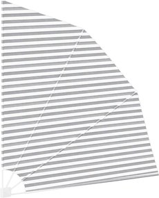 vidaXL Αδιάφανο σκίαστρο μπαλκονιού 210 x 210 cm Πολυεστέρας