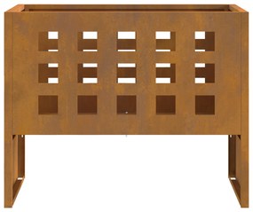 vidaXL Εστία Φωτιάς Ορθογώνια 50x30x40 εκ. Ανθεκτικό Χάλυβα