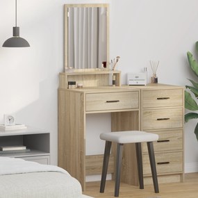 vidaXL Κομμό Υπνοδωματίου με συρτάρι Δρύς Sonoma 50 x 41 x 140 εκ.