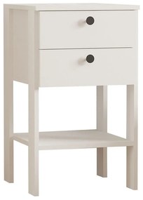 Κομοδίνο Ruzisa 835PUQ2707 44x44x75cm White