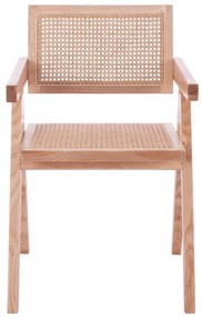 Καρέκλα BLAIRE Ξύλινη με Μπράτσα 52x50x80Υεκ. 52x50x80 εκ.