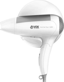 Πιστολάκι Μαλλιών 1600W Με 2 Ταχύτητες 2 Επίπεδα Θερμότητας Λευκό VOX HT 3023 by