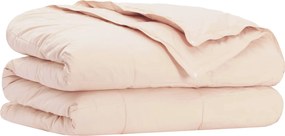 vidaXL Σετ Παπλωμάτων 2 τμχ. 200 x 200 cm Καποκ και Πολυεστέρας Μπεζ