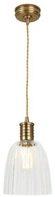 Κρεμαστό Φωτιστικό Οροφής 1xE27 Douille Elstead Lighting-DOUILLE-P-AB-Ορείχαλκος DOUILLE-P-AB