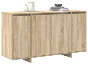 vidaXL Πλαϊνό γραφείο Δρύς Sonoma 135 x 41 x 75 εκ Επεξεργασμένο ξύλο