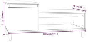 ΤΡΑΠΕΖΑΚΙ ΣΑΛΟΝΙΟΥ ΓΚΡΙ ΣΚΥΡ. 100X50X45 ΕΚ. ΕΠΕΞΕΡΓΑΣΜΕΝΟ ΞΥΛΟ 821128