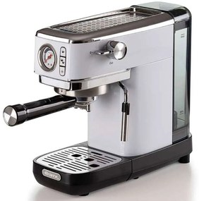 Καφετιέρα Espresso Slim Moderna 1381/14 1,1lt 1300W 15Bar White Ariete Stainless Steel