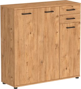 Παπουτσοθήκη - Ντουλάπι Polly Megapap χρώμα pine oak 108x35x108εκ.